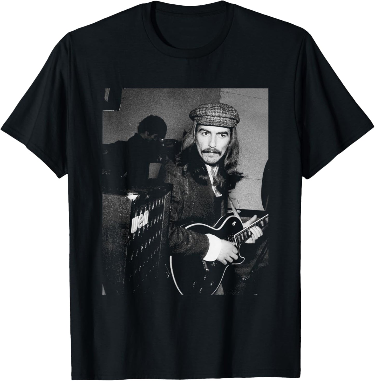 George Harrison The Beatles Abbey Road Era 1969 T-Shirt - T-Shirt | Black