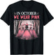 Retro in October We Wear Pink Witch Breast Cancer Awareness T-Shirt - T-Shirt | Black