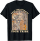 Your Vibe Attracts Your Tribe Cryptid Funny Retro Art T-Shirt - T-Shirt | Black