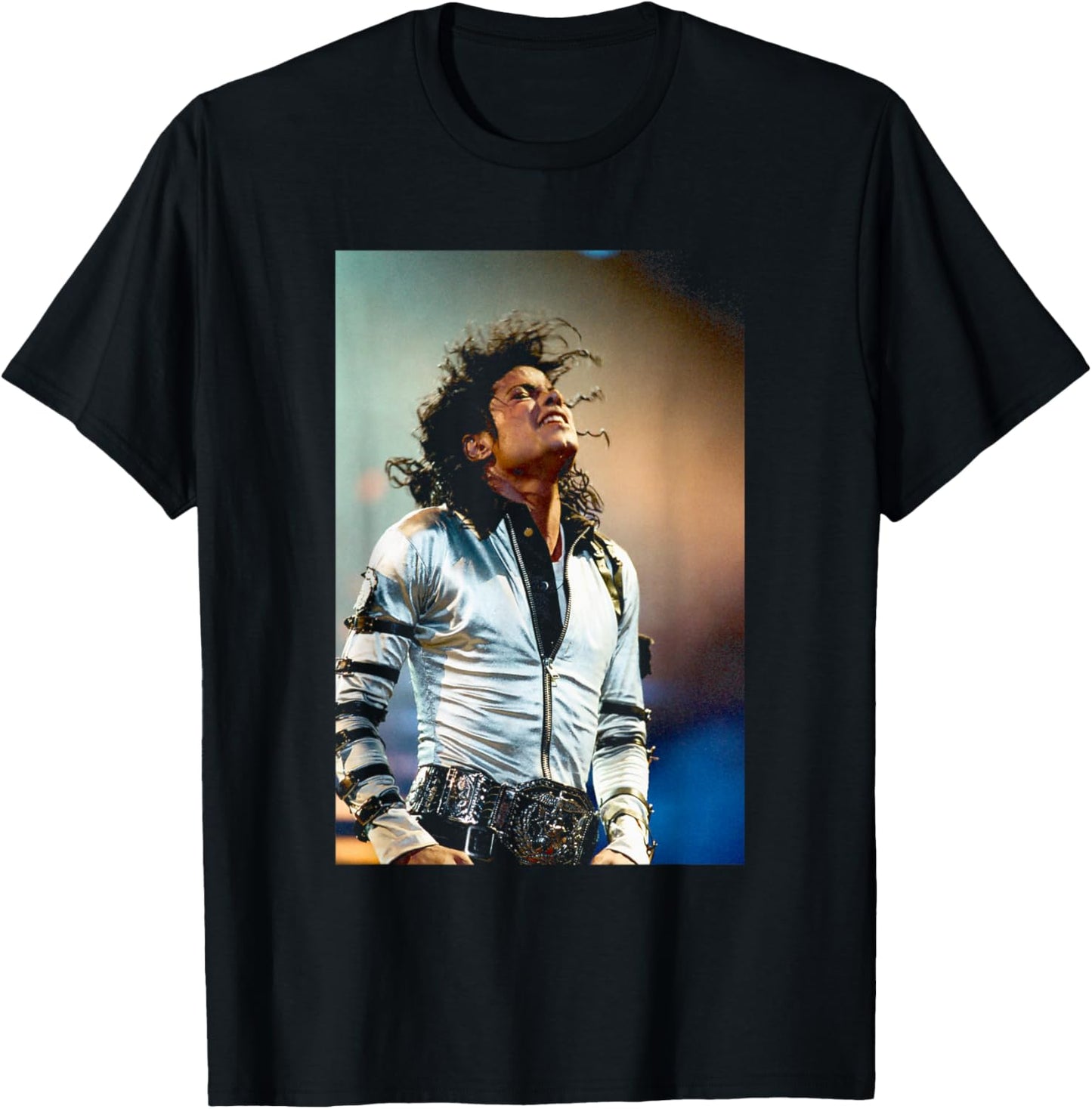 Michael Jackson Live On Stage Bad Tour 1988 T-Shirt - T-Shirt | Black