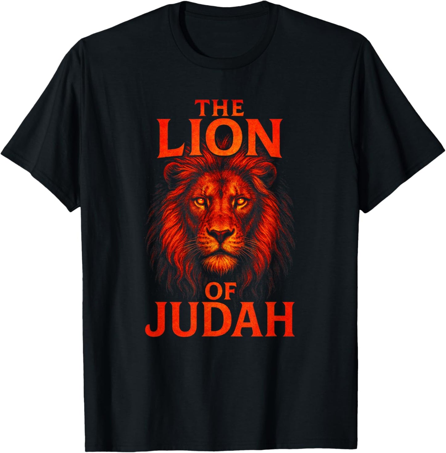 The Lion of Judah - Christian Faith Symbol T-Shirt - T-Shirt | Black