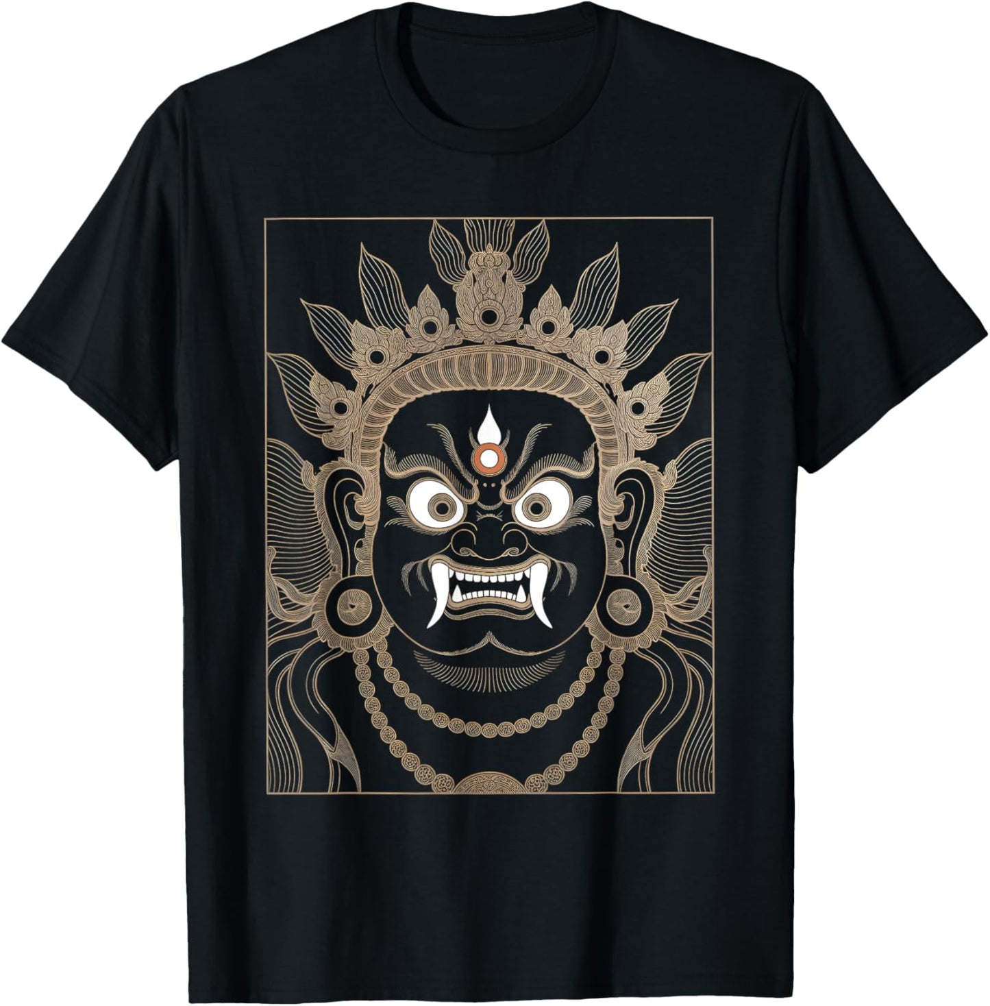 Buddhism Mahakala T-Shirt - T-Shirt | Black