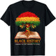 Black History Month Honoring Past Inspiring Future Men Women T-Shirt - T-Shirt | Black