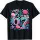 7th Birthday Mermaid Funny 67 I was 6 Now I'm 7 Year Old 6 7 T-Shirt - T-Shirt | Black