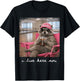 I Live here Now Raccoon Dance Mom Mother's Day T-Shirt - T-Shirt | Black