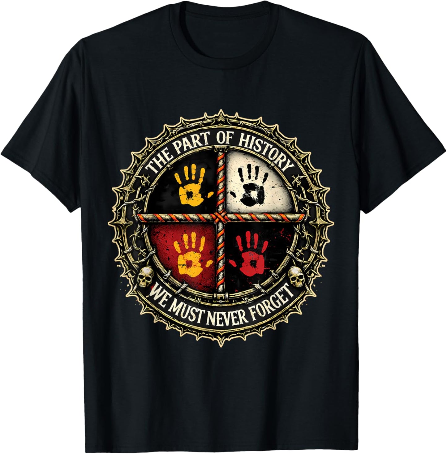 The Part of Native History T-Shirt - T-Shirt | Black