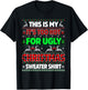 This is Too Hot for Ugly Christmas Sweater Shirts Men Women T-Shirt - T-Shirt | Black