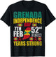 Grenada 52nd Independence Day Grenadian Pride Grenada Flag T-Shirt - T-Shirt | Black