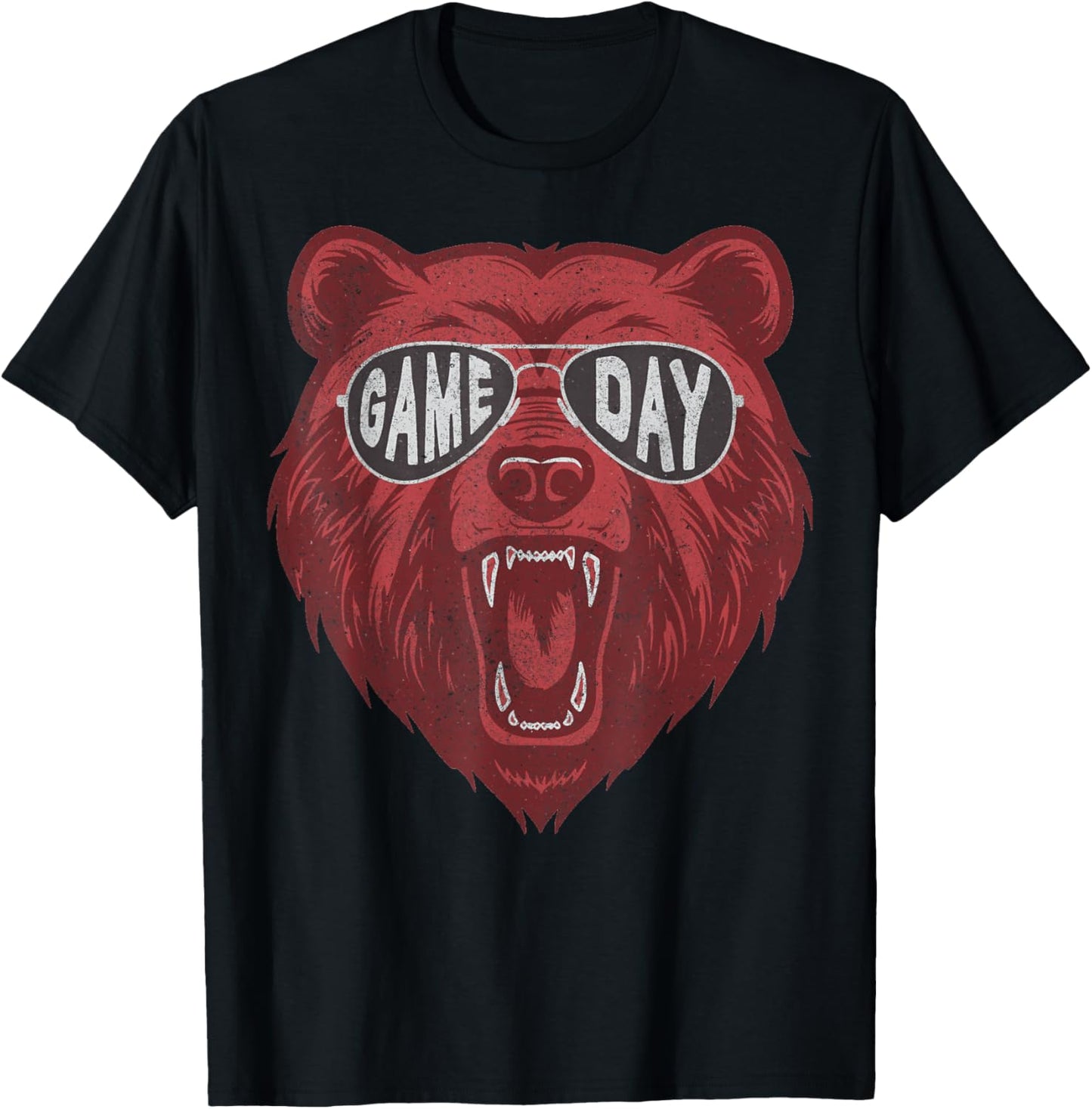 Game Day Bear T-Shirt - T-Shirt | Black