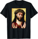 Jesus Christ Man of Sorrows Aelbert Bouts Painting 1500 T-Shirt - T-Shirt | Black
