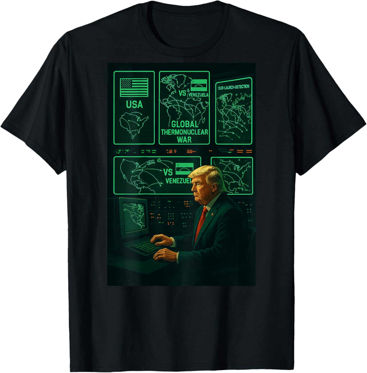 Operation Southern Spear Military Tactical Patriotic T-Shirt - T-Shirt | Black