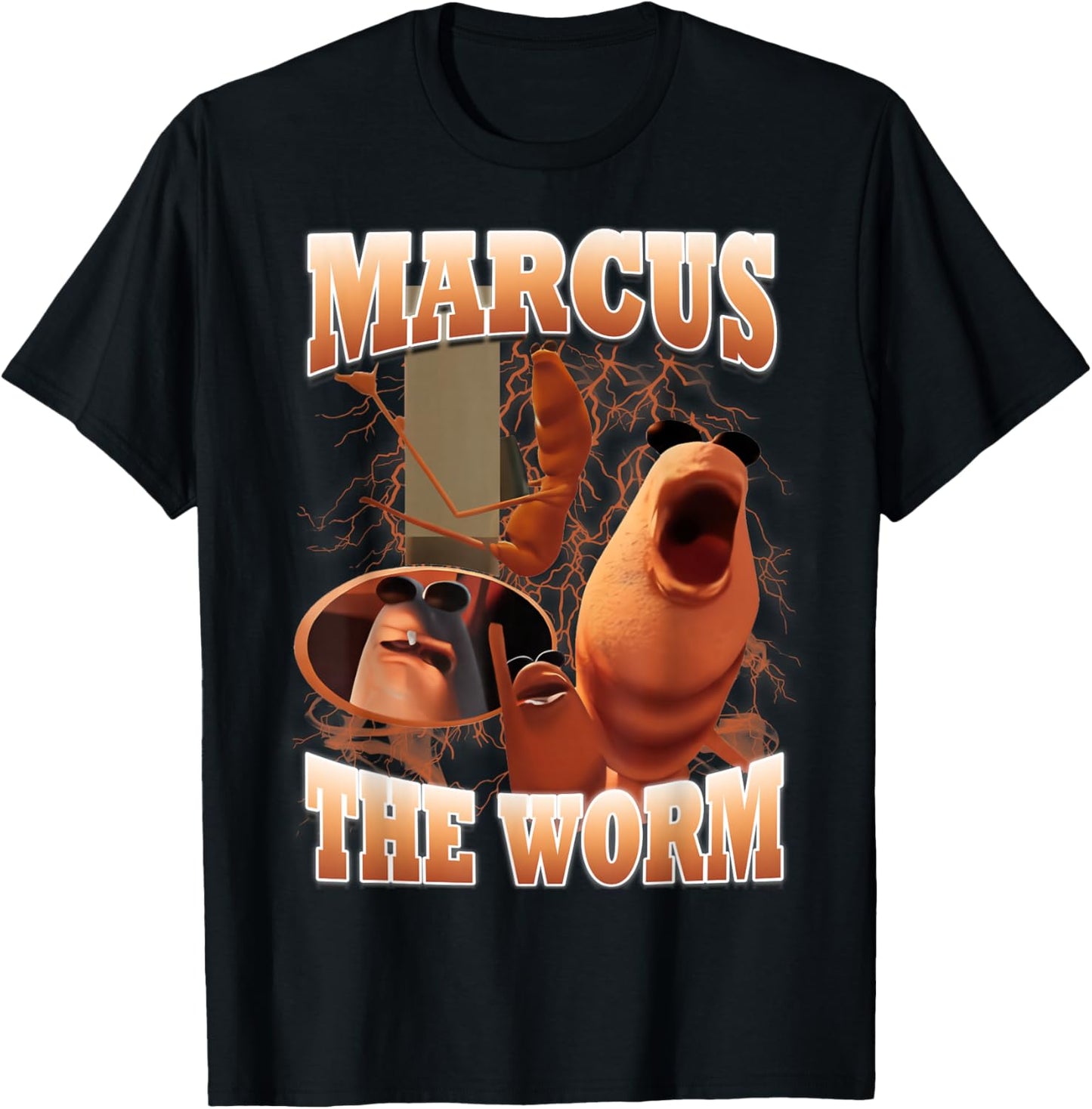 Marcus The Worm Bootleg Women Meme Fan T-Shirt - T-Shirt | Black