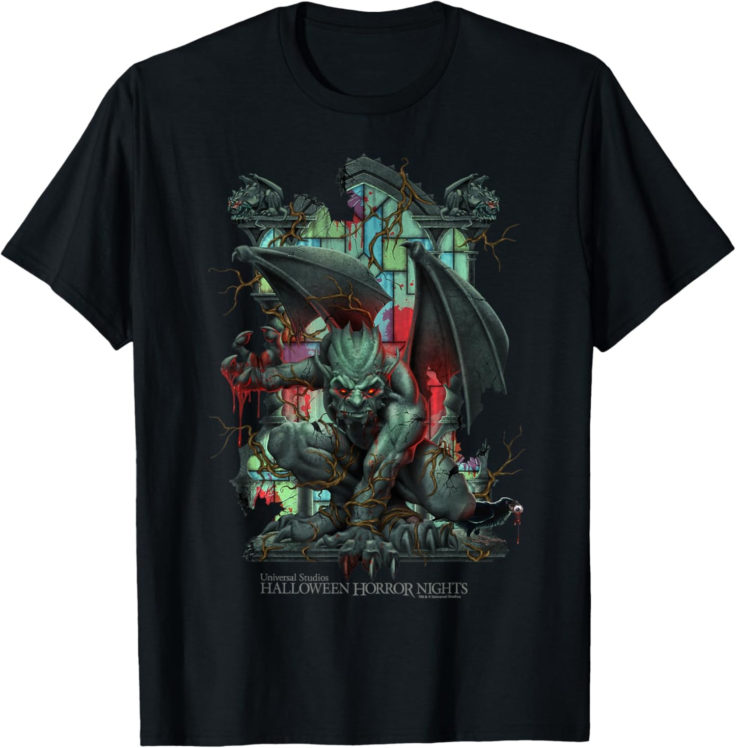 Halloween Horror Nights Gargoyle Guardian T-Shirt - T-Shirt | Black
