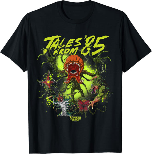 Stranger Things Tales from ‘85 Officially Licensed T-Shirt - T-Shirt | Black