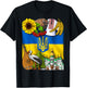 Ukraine Flag Ukrainian Roots Proud Ukrainian Heritage T-Shirt - T-Shirt | Black