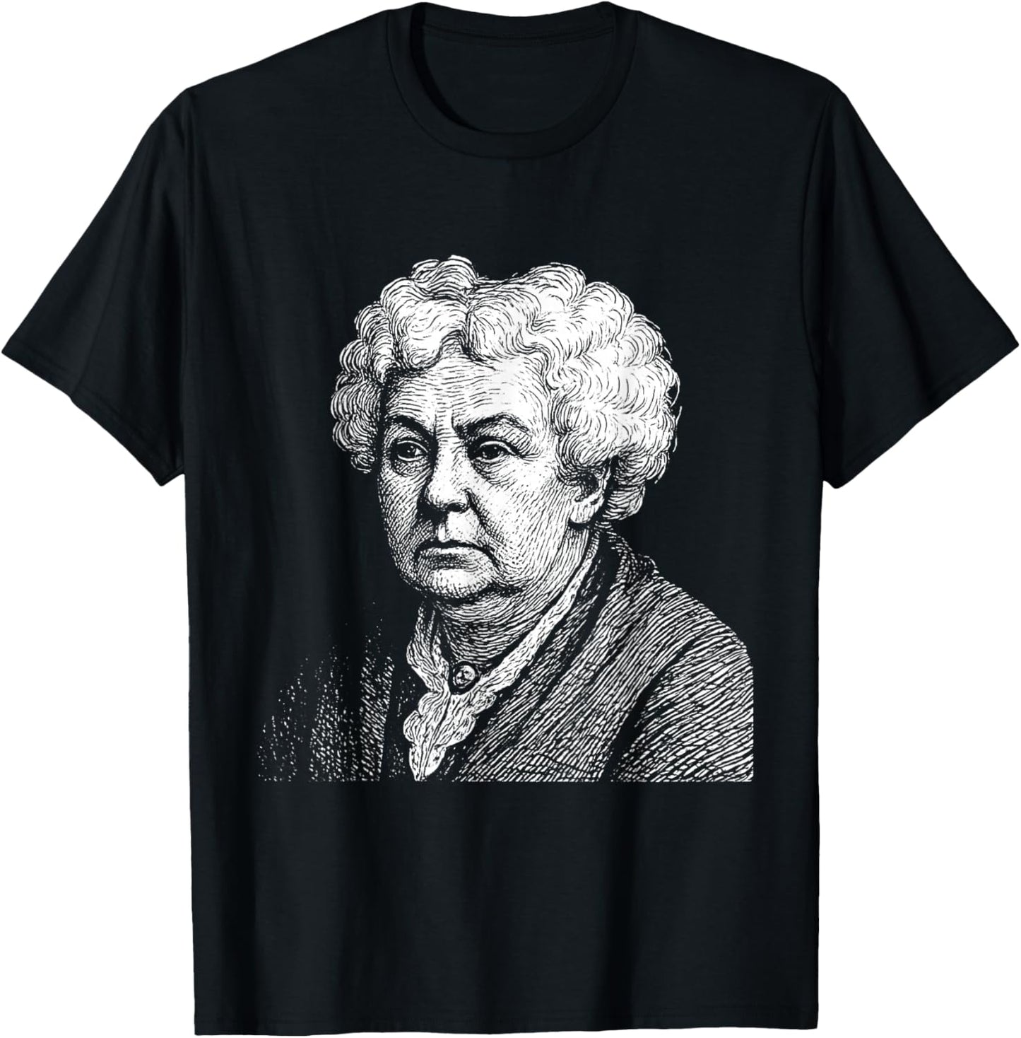 Elizabeth Cady Stanton, American Writer and Activist T-Shirt - T-Shirt | Black