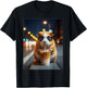 Funny Guinea Pig Drinking Iced Coffee Meme T-Shirt - T-Shirt | Black