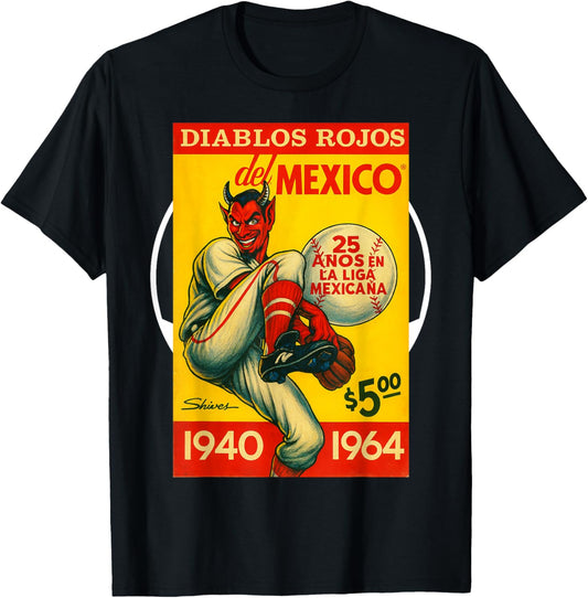 DIABLOS ROJOS DE Mexico T-Shirt - T-Shirt | Black