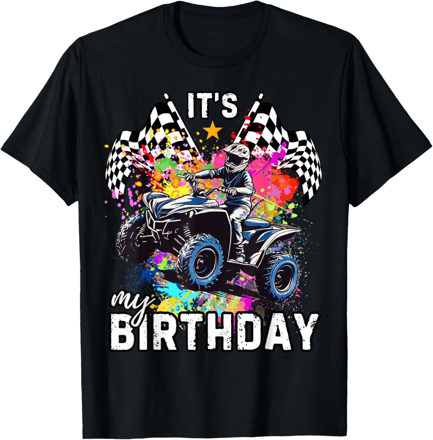 It's My ATV Birthday T-Shirt - T-Shirt | Black