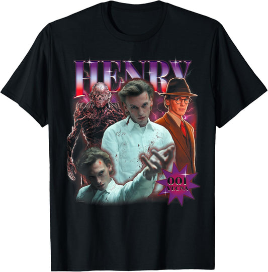 Stranger Things Henry Heartthrob Officially Licensed T-Shirt - T-Shirt | Black