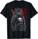 Samurai Cat Warrior Ukiyo Ink Artwork Soldier Cat Samurai T-Shirt - T-Shirt | Black