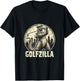 Golfzilla Humorous Giant Reptile Golfer Cityscape Game T-Shirt - T-Shirt | Black