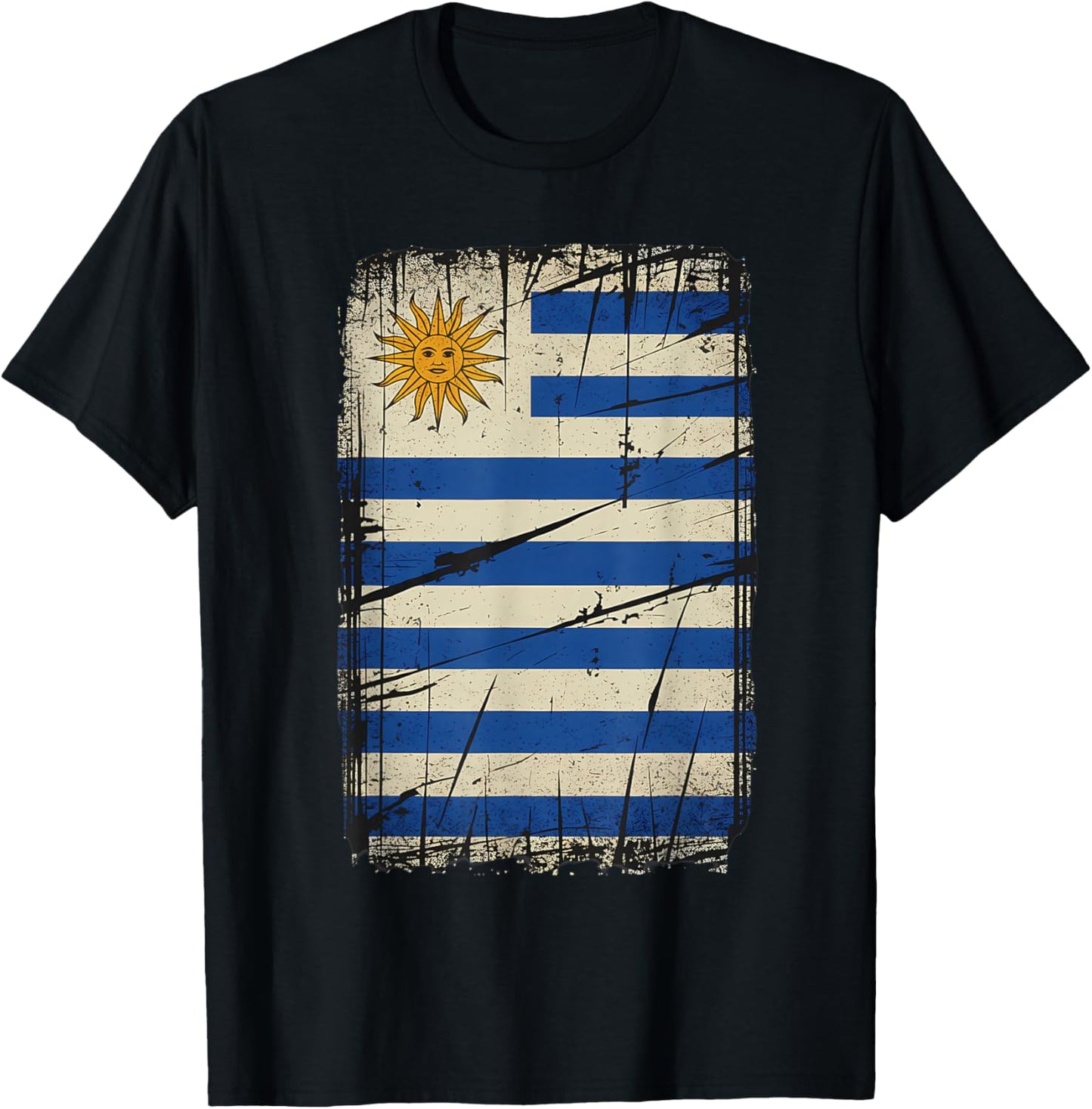 Uruguay Flag Uruguayan Pride T-Shirt - T-Shirt | Black