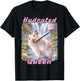Hydrated Queen Cute Hamster Shining Lake Funny Meme T-Shirt - T-Shirt | Black