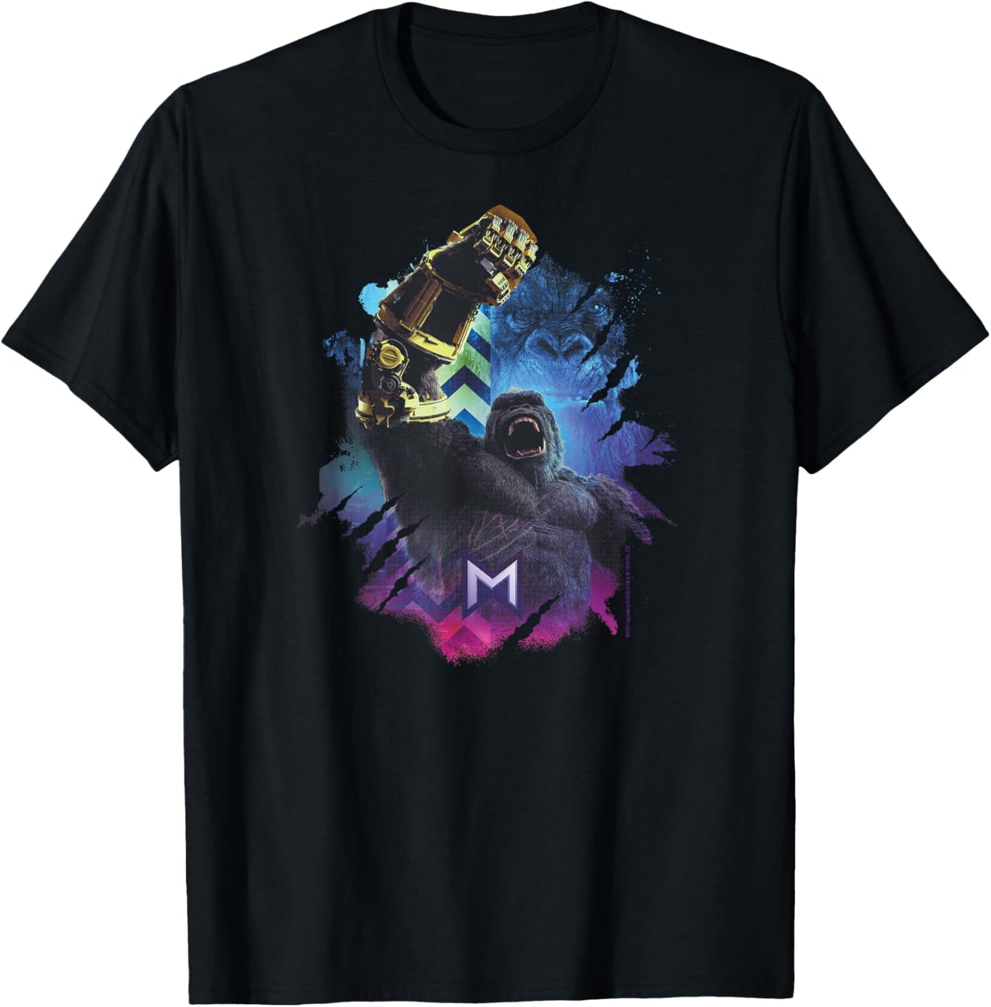 Godzilla X Kong Roaring Kong Officially Licensed T-Shirt - T-Shirt | Black