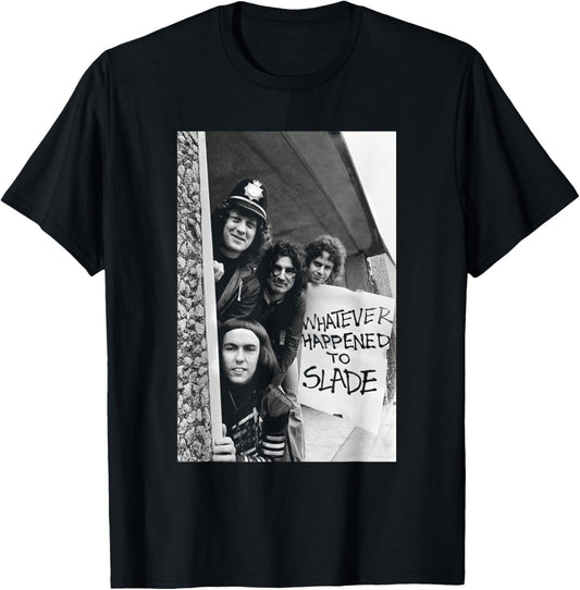 Noddy Holder Band Slade in Birmingham 1977 T-Shirt - T-Shirt | Black