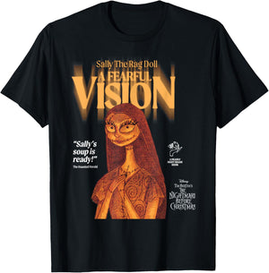 Disney The Nightmare Before Christmas Sally A Fearful Vision T-Shirt - T-Shirt | Black