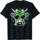 St Patricks Day Coquette Bow Highland Cow Howdy Western T-Shirt - T-Shirt | Black