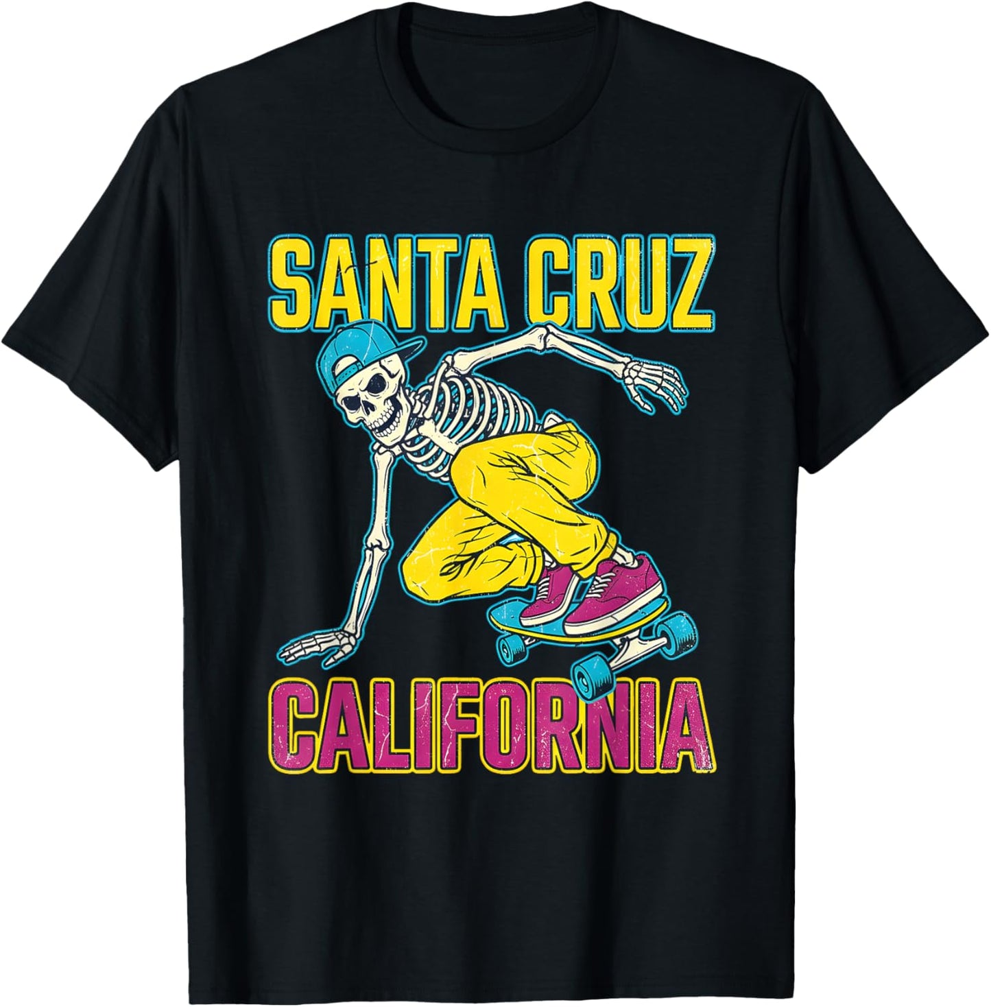 Retro Santa Cruz Clothing Kids Skater Girls Y2K T-Shirt - T-Shirt | Black