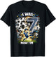 I was 6 Now I'm 7 Six Seven Soccer 67 Funny Birthday Boys T-Shirt - T-Shirt | Black