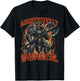 Aggressively Whimsical Dark Fantasy Warrior Battle Design T-Shirt - T-Shirt | Black
