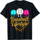 Baseball Lifestyle, Baseball Drip Icecream T-Shirt - T-Shirt | Black