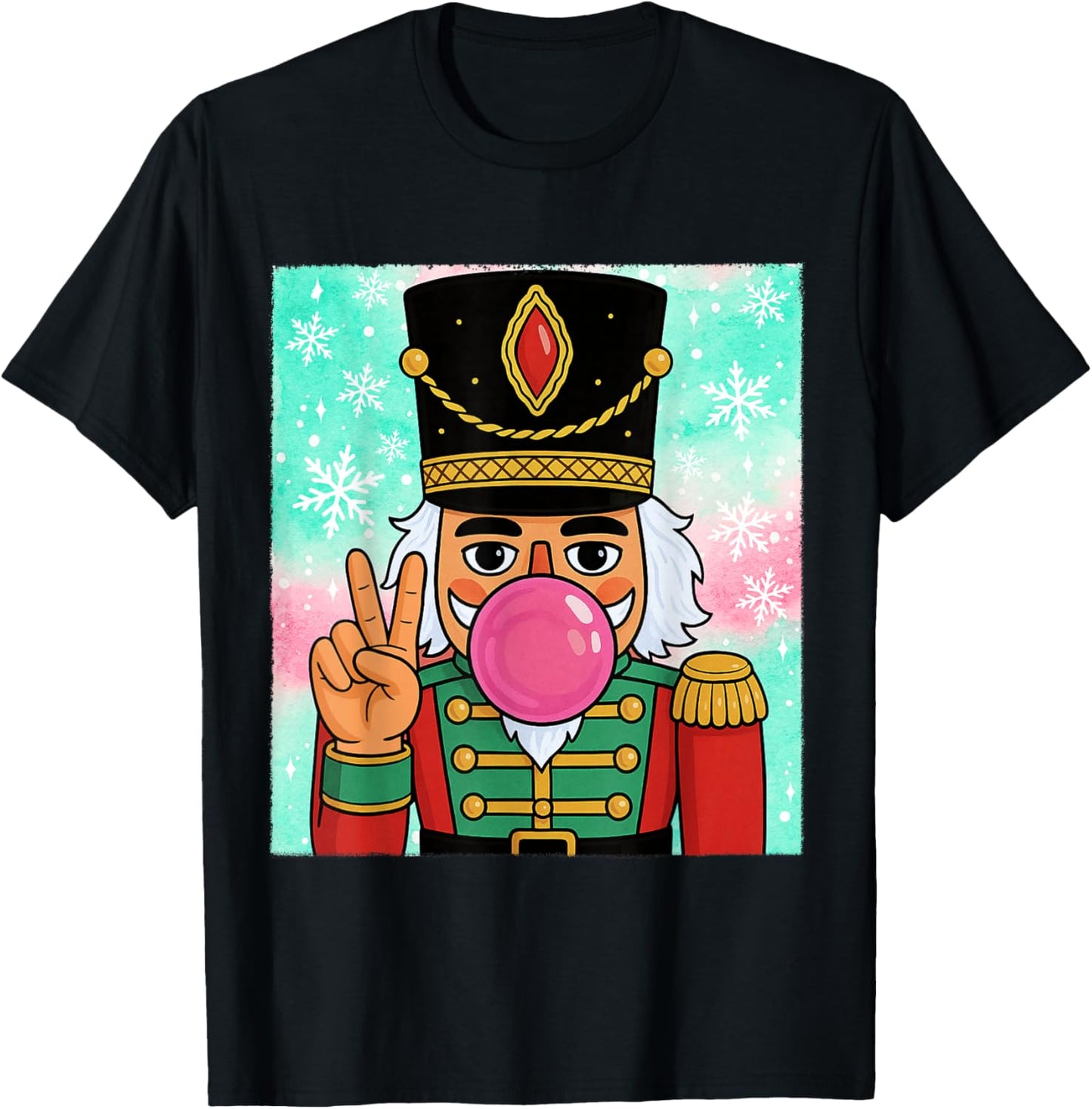 Funny Christmas Nutcracker Retro Vintage Xmas Holiday Women T-Shirt - T-Shirt | Black