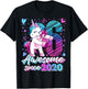 6th Birthday Shirt Girl 6 Year Old Gifts 6 Birthday Girl T-Shirt - T-Shirt | Black