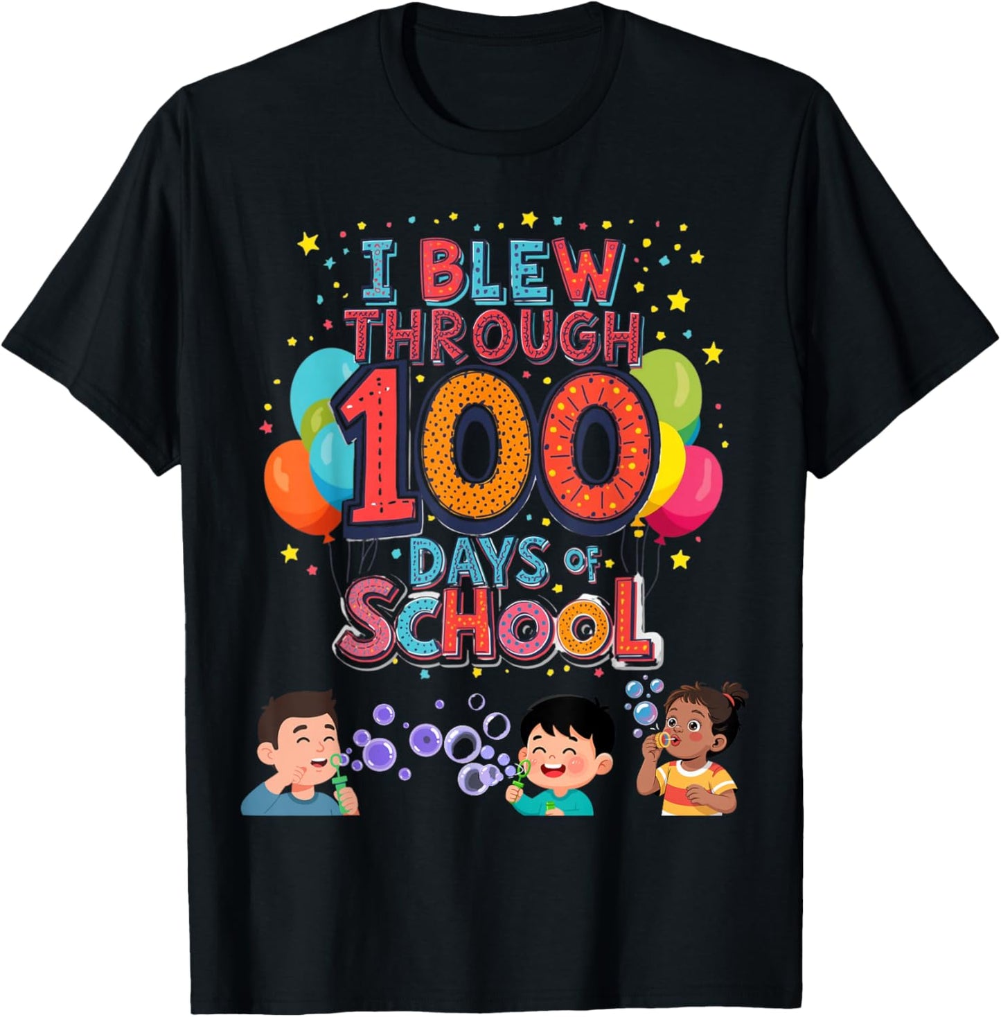 100th Day of School - Kids T-Shirt - T-Shirt | Black