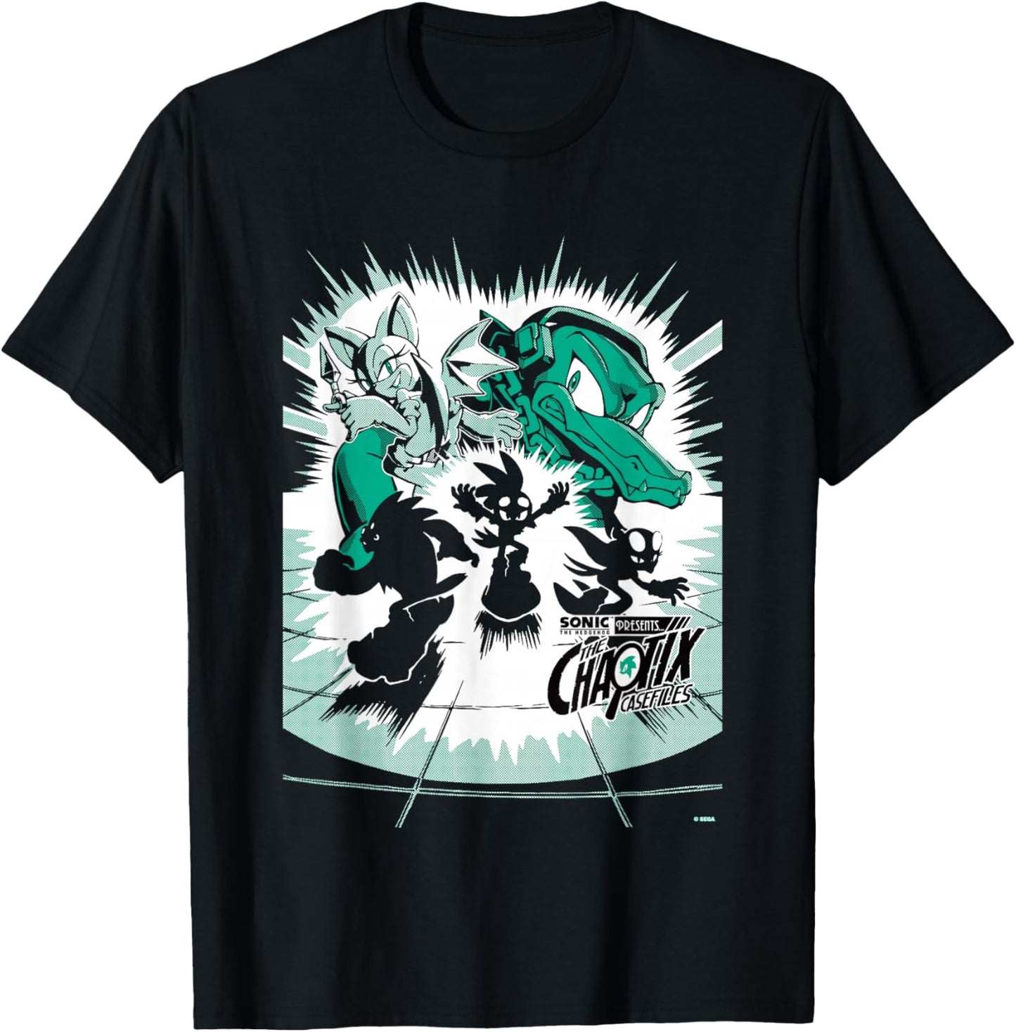 Sonic The Hedgehog Chaotix Casefiles Episode 2 T-Shirt - T-Shirt | Black