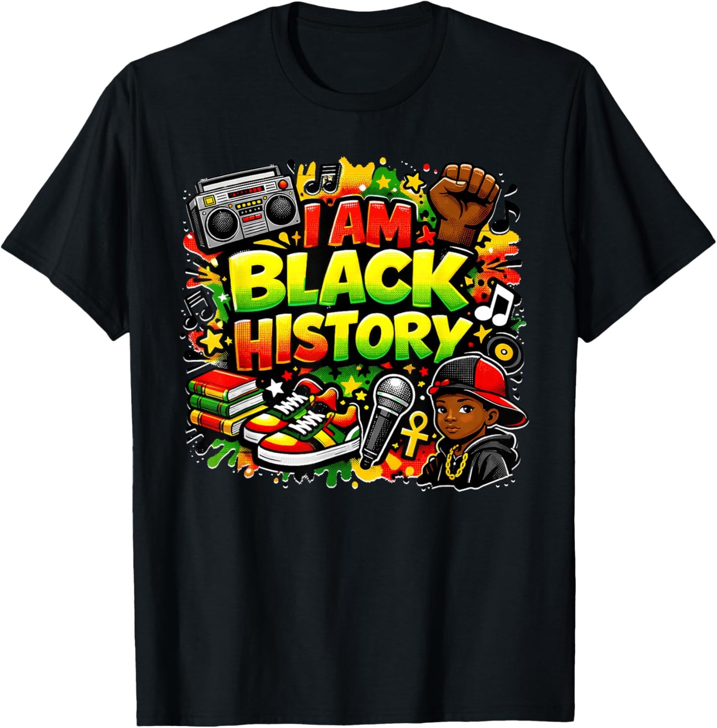 I'm Black History Month African American Kids Boys Toddlers T-Shirt - T-Shirt | Black