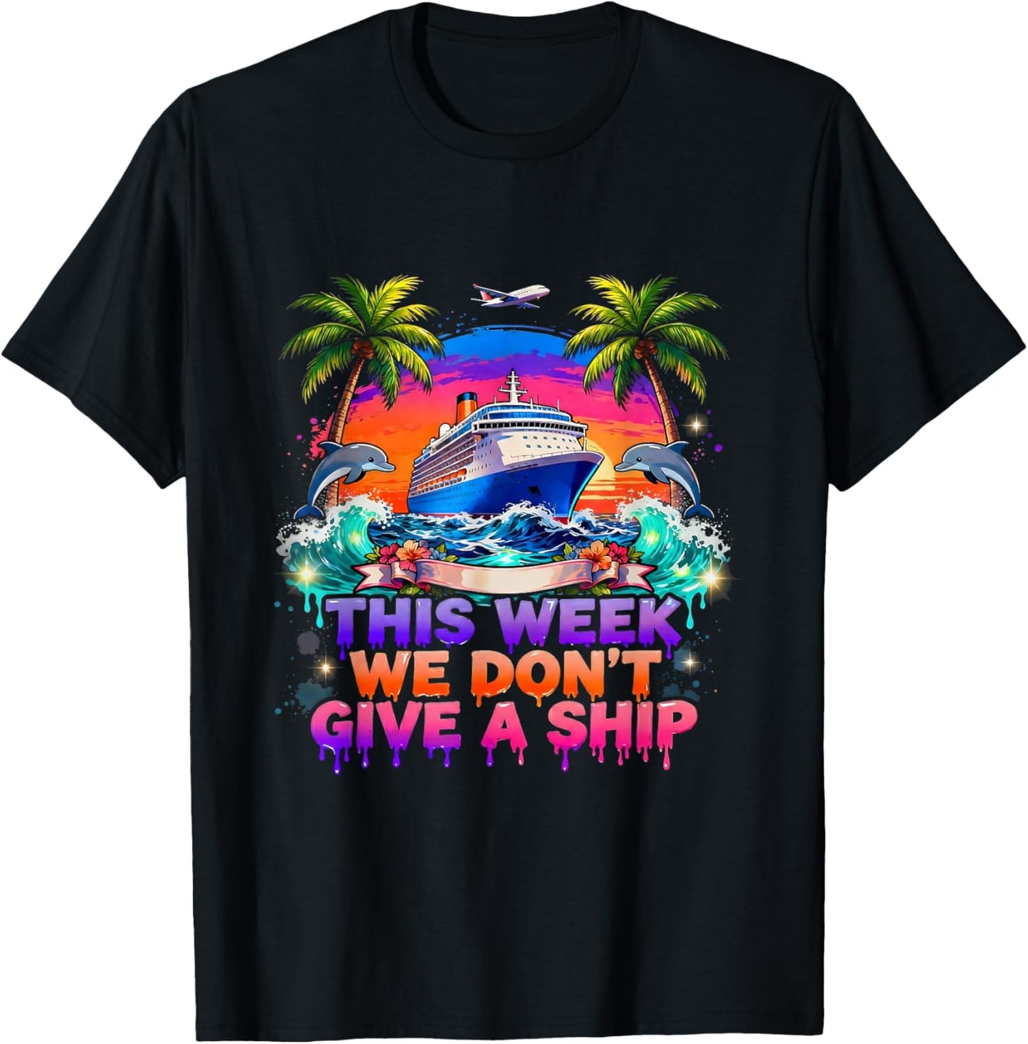 Holidays Cruise 2026 Ship Vacation Family Trip Friends T-Shirt - T-Shirt | Black