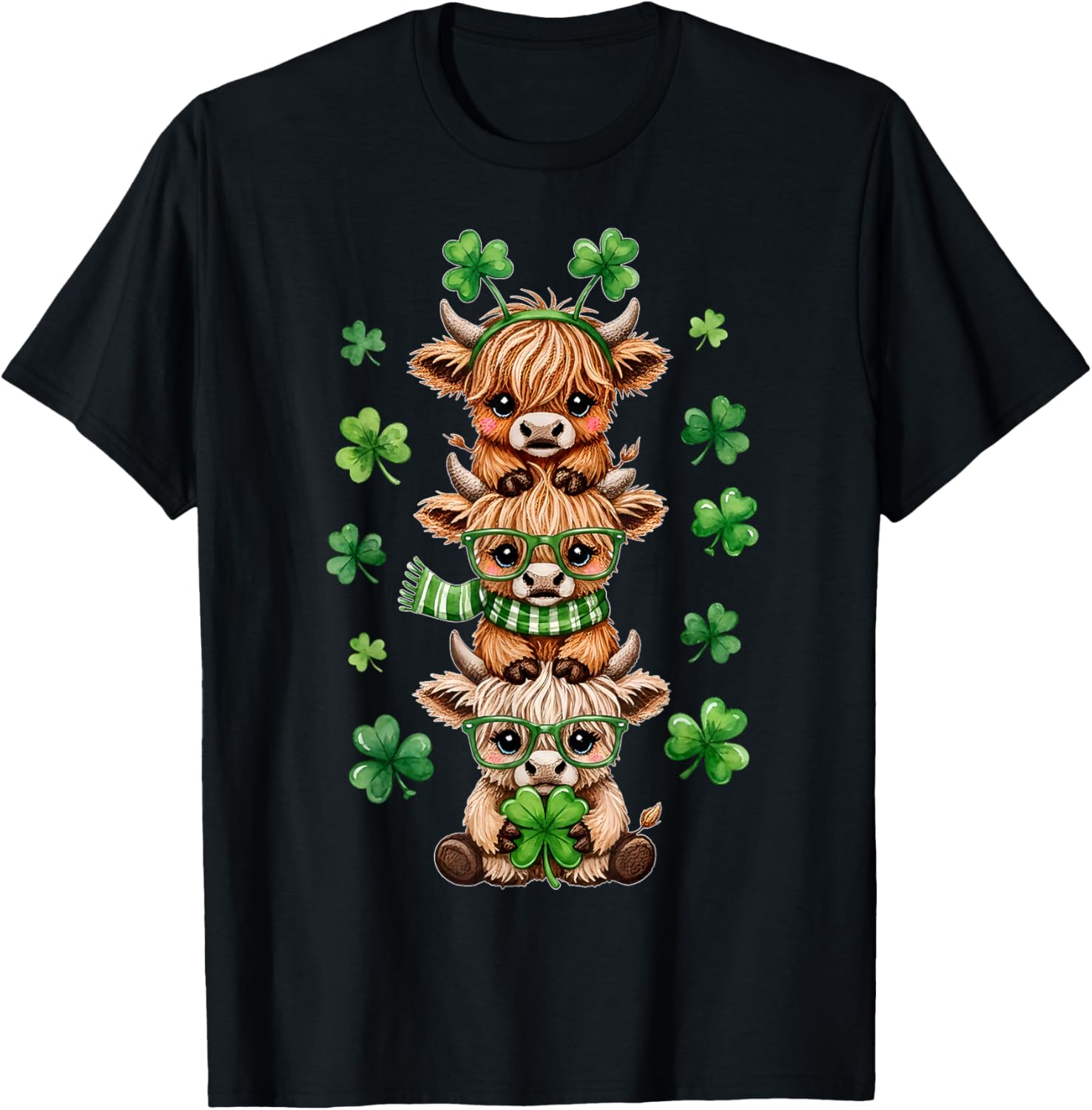 Lucky Cow T-Shirt - T-Shirt | Black