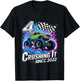 Kids 4 Year Old Monster Truck Birthday Boy 4th Party Born in 2022 T-Shirt - T-Shirt | Black