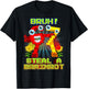 Bruh Secret 67 Six Seven 6-7 Brainrot for Boys Kids Teens T-Shirt - T-Shirt | Black