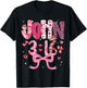 Valentine John 3:16 Coquette Bow Christian Girl Women Kid T-Shirt - T-Shirt | Black