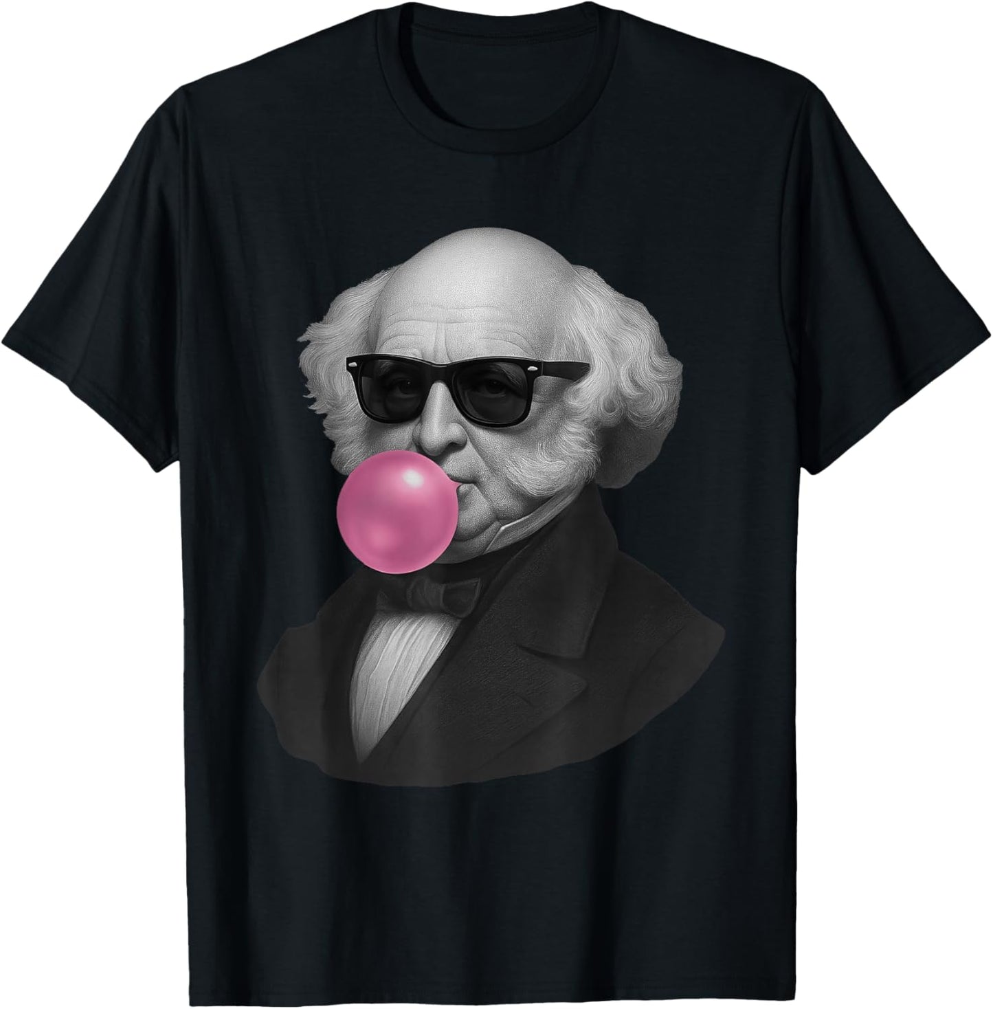 Martin Van Buren Portrait T-Shirt - T-Shirt | Black