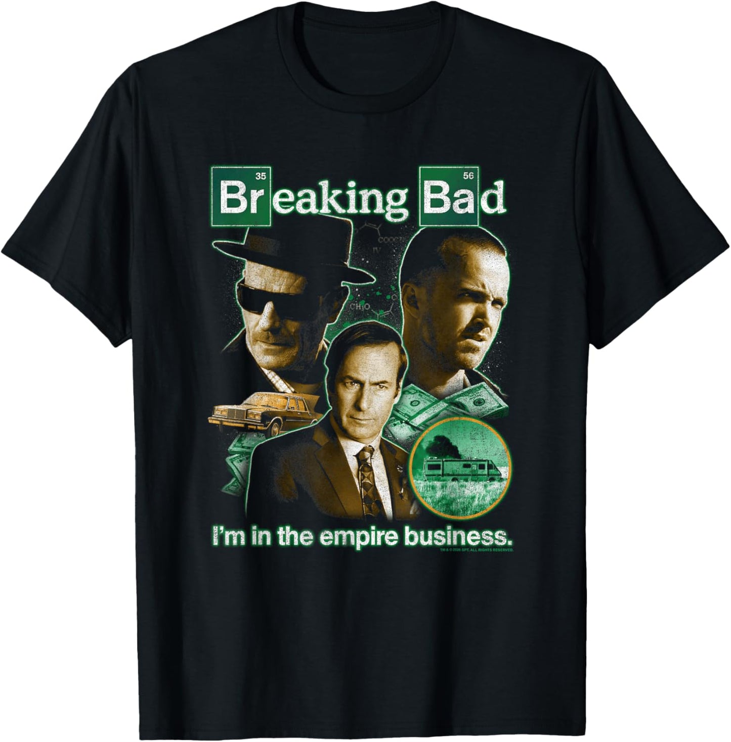 Breaking Bad I'm in The Empire Business Collage TV Show T-Shirt - T-Shirt | Black