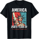 America 250th Years of Liberty and Freedom Women T-Shirt - T-Shirt | Black