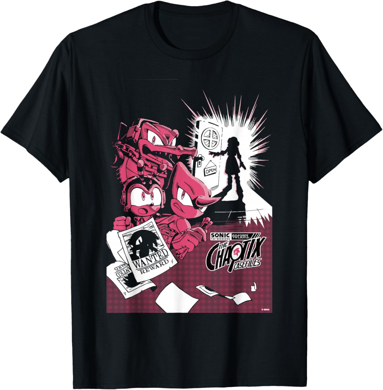 Sonic The Hedgehog Chaotix Casefiles Episode 1 T-Shirt - T-Shirt | Black